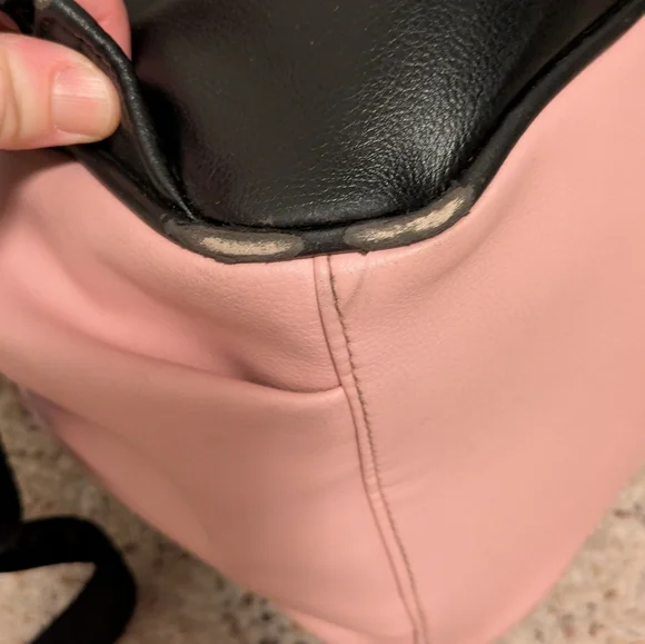 Luv Betsey by Betsey Johnson Pink Quilted Cat Pattern Backpack - Picture 12 of 15